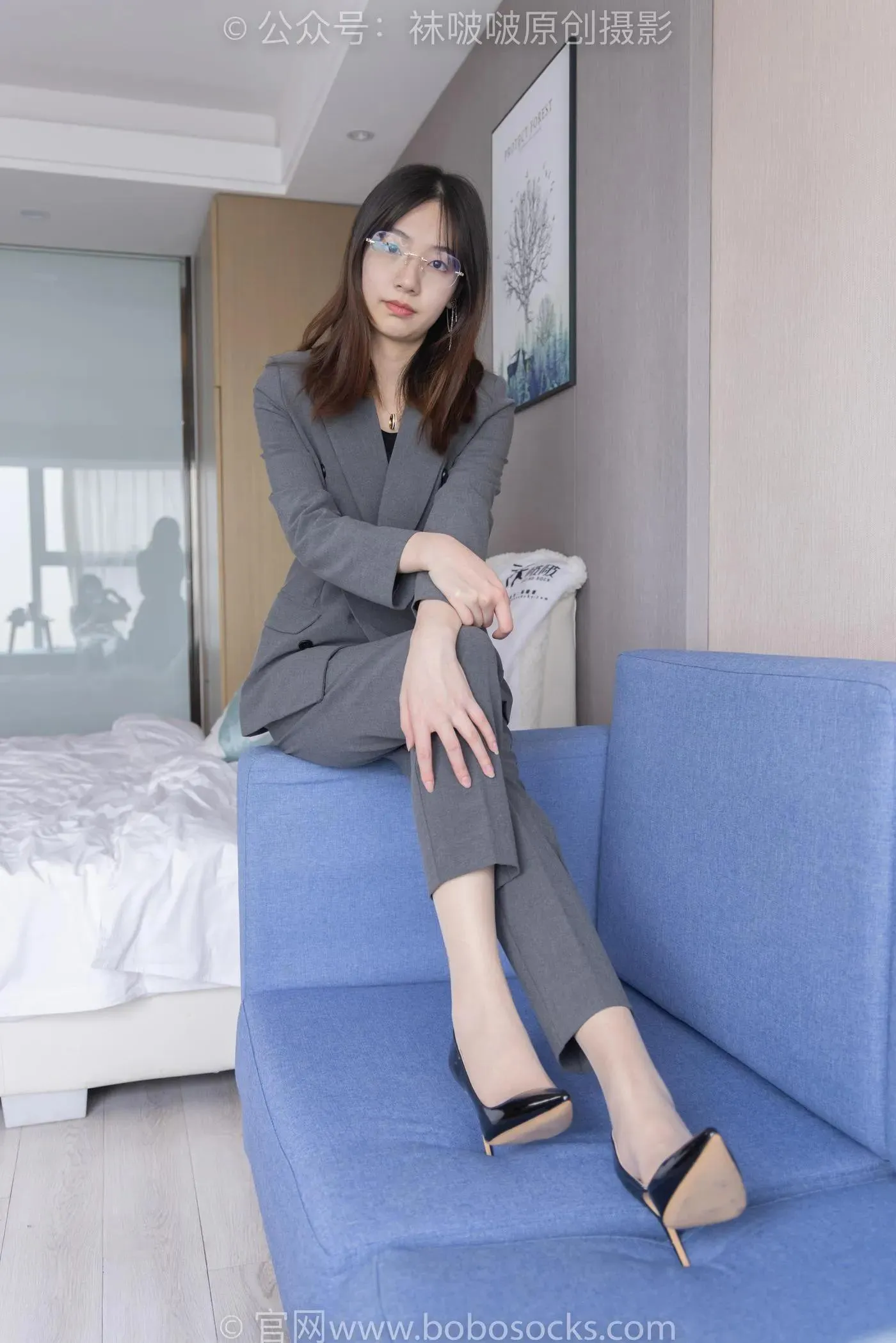 [BoBoSocks袜啵啵]NO.172 小甜豆-高跟鞋、肉丝、ol风 [139P]插图7